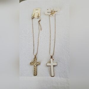 Cross necklaces with ear rings